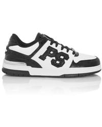 Philipp Plein - Perforated-Toe Croc-Effect Sneakers - Lyst