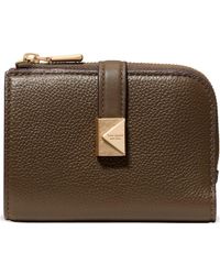 Kate Spade - Deco Pebbled Leather Bifold Wallet - Lyst