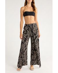 Elan - Print Cover-Up Wrap Pants - Lyst