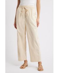 Caslon - Stretch Cotton Drawstring Ankle Pants - Lyst