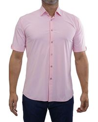 Maceoo - Galileo Stretchcore Short Sleeve Performance Button-Up Shirt - Lyst