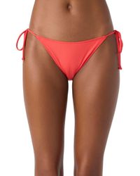 O'neill Sportswear - Saltwater Solids Maracas Rib Side Tie Bikini Bottoms - Lyst