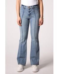 Blue Revival - Maya Mid Rise Seamed Bootcut Jeans - Lyst
