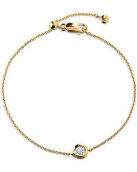 Monica Vinader - Lab Grown Diamond Pear Bracelet - Lyst