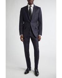 Tom Ford - O'Connor Herringbone Stripe Wool & Silk Suit - Lyst