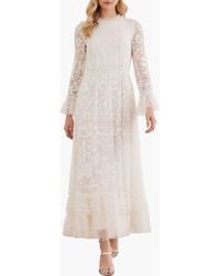 Needle & Thread - Celia Long Sleeve Ankle Gown - Lyst