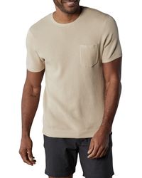 The Normal Brand - Waffle Stitch Short Sleeve Sweater - Lyst
