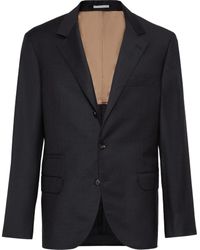 Brunello Cucinelli - Twill Blazer - Lyst
