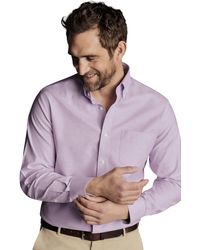 Charles Tyrwhitt - Slim Fit Button-down Collar Non-iron Stretch Oxford Shirt - Lyst