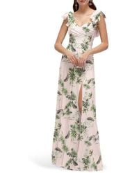 After Six - Ruffle Strap Gown - Lyst