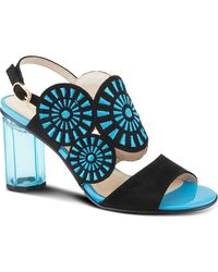 AZURA BY SPRING STEP - Embroidery Slingback Sandal - Lyst