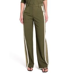Twp - Isabelle Side Stripe Cotton Pants - Lyst