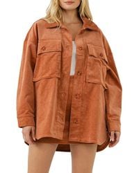 Grey Lab - Corduroy Oversize Jacket - Lyst