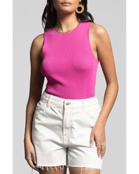 WEEKEND LOS ANGELES - Mina Rib Tank - Lyst