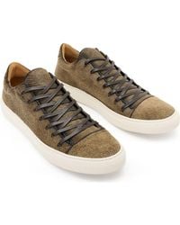 John Varvatos - 315 Reed Genuine Calf Hair Low Top Sneaker - Lyst