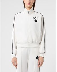 Philipp Plein - Cropped Tracksuit Jacket - Lyst