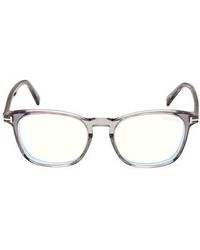 Tom Ford - 52Mm Square Optical Glasses - Lyst