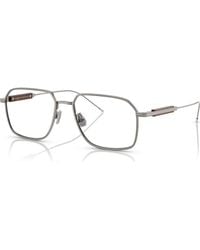 Brunello Cucinelli - 54Mm Rectangle Optical Glasses - Lyst