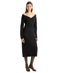 MODERN CITIZEN - Bora Off Shoulder V-Neck Sweater Dress - Lyst