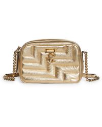 Jimmy Choo - Avenue Quilted Leather Camera Crossbody Bag - Lyst