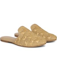 Jelavu - Andrea Raffia Slip-On Mule - Lyst