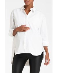 Seraphine - Button-up Cotton Maternity Shirt - Lyst