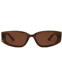 DEZI - Cuffed 53Mm Square Sunglasses - Lyst