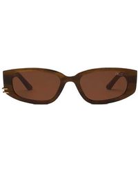 DEZI - Cuffed 53Mm Square Sunglasses - Lyst