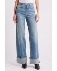 Rails - Getty High Waist Cuffed Wide Leg Jeans - Lyst