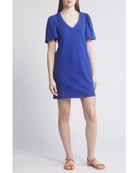 Nation Ltd - Mallory Flutter Sleeve T-shirt Dress - Lyst