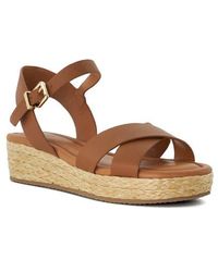 Dune - Linnie Platform Wedge Sandal - Lyst