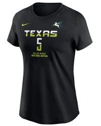 Nike - Paige Bueckers Dallas Wings 2025 Wnba Draft Rebel Edition Name & Number T-Shirt - Lyst