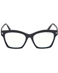 Tom Ford - 53Mm Square Light Blocking Optical Glasses - Lyst