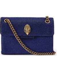 Kurt Geiger - Mini Kensington Embellished Fabric Convertible Crossbody Bag - Lyst