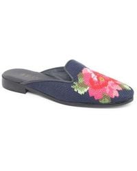 PAIGE - Floral Needlepoint Mule - Lyst