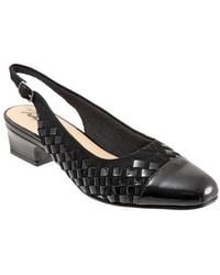 Trotters - Dea Woven Slingback Pump - Lyst
