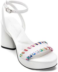 Karl Lagerfeld - Haden Ankle Strap Platform Sandal - Lyst