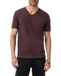 John Varvatos - Miles Slub Organic Cotton T-Shirt - Lyst
