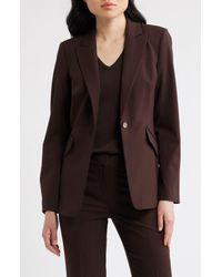 Tahari - One-Button Blazer - Lyst