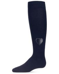 Memoi - Heart Patch Knee High Socks - Lyst