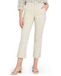 NYDJ - Relaxed Ankle Straight Leg Utility Pants - Lyst