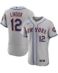 Nike Men's Francisco Lindor New York Mets Home Replica Player