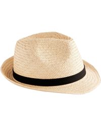 Ted Baker - Panns Straw Trilby - Lyst