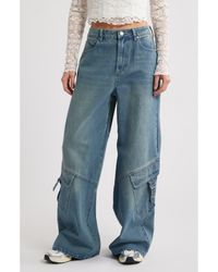 PTCL - High Waist Baggy Cargo Jeans - Lyst