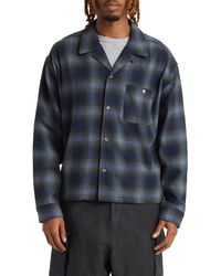 Elwood - Plaid Flannel Button-up Shirt - Lyst
