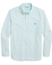Vineyard Vines - On-the-go Gingham Button-down Shirt - Lyst