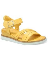 Miz Mooz - Emelina Ankle Strap Platform Wedge Sandal - Lyst