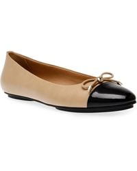 Anne Klein - Luci Cap Toe Ballet Flat - Lyst