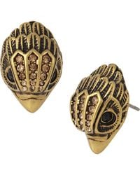 Kurt Geiger - Eagle Stud Earrings - Lyst
