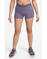 Nike - Pro 3-inch Mid Rise Mesh Panel Shorts - Lyst